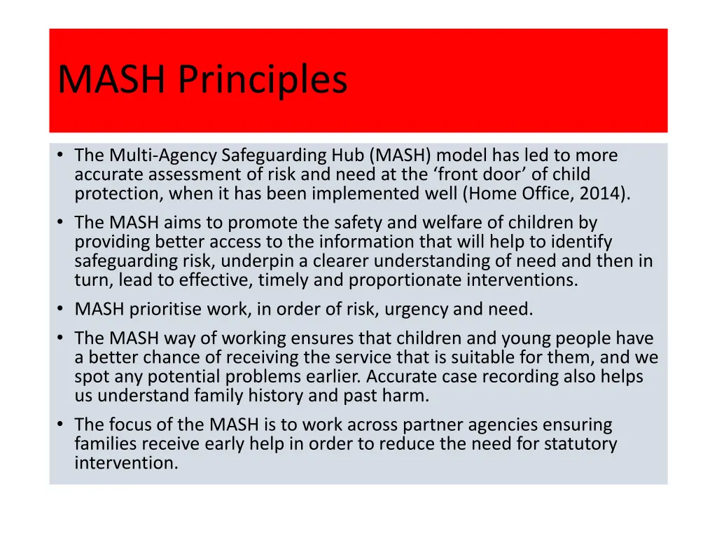 mash principles