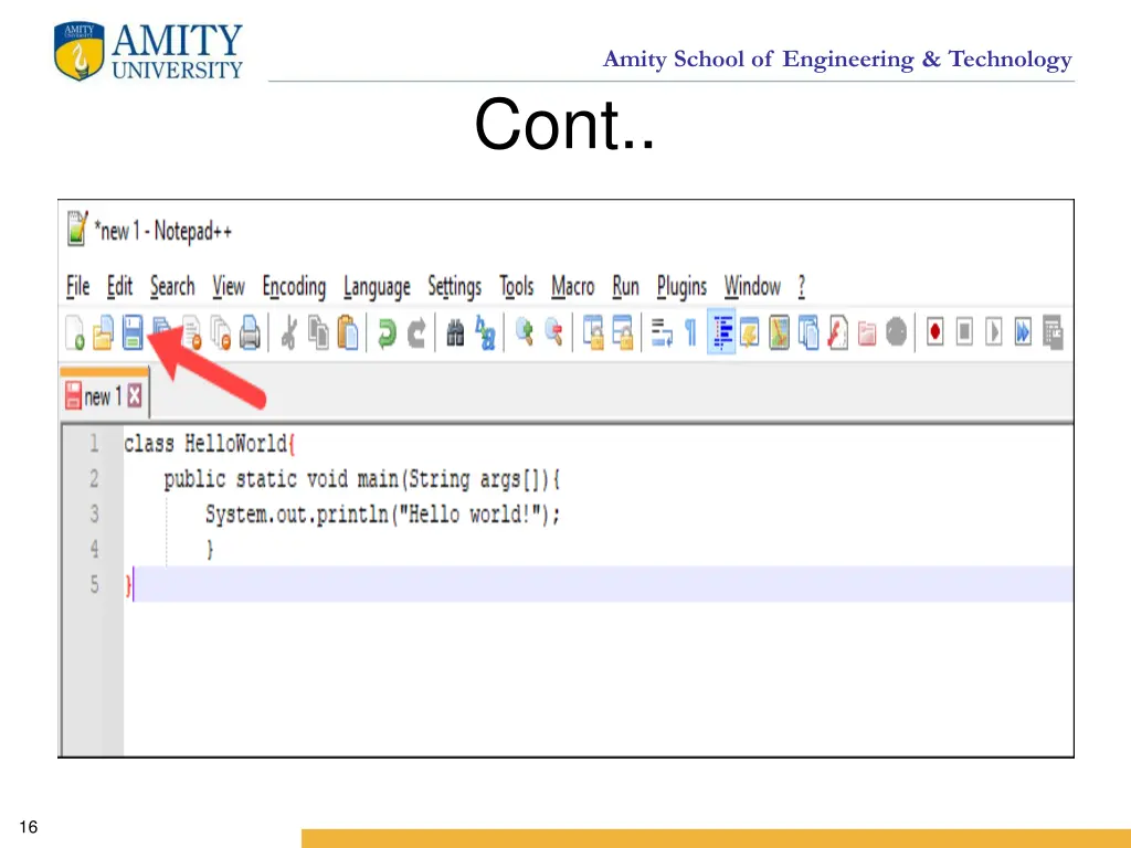 amity school of engineering technology cont 6