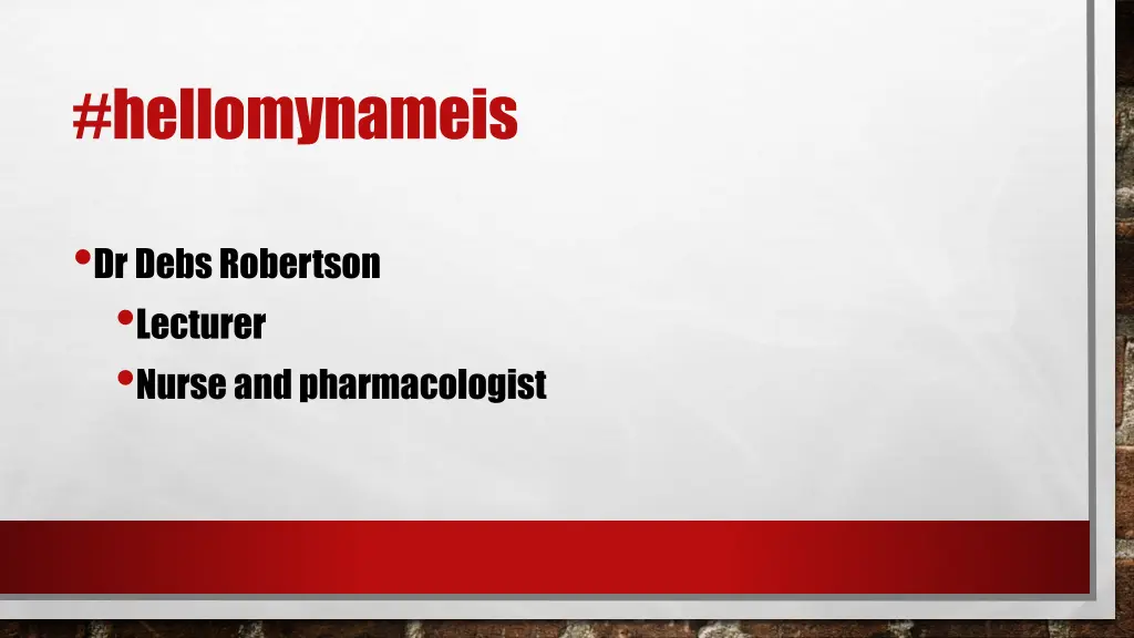 hellomynameis