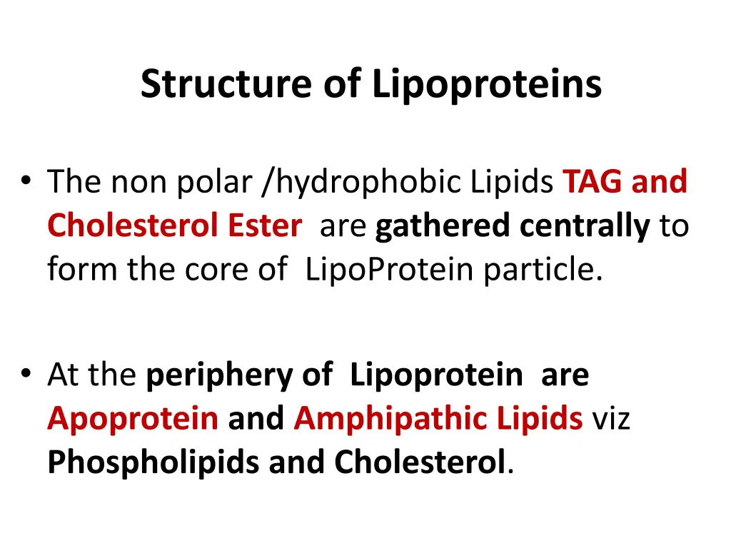 structure of lipoproteins 1