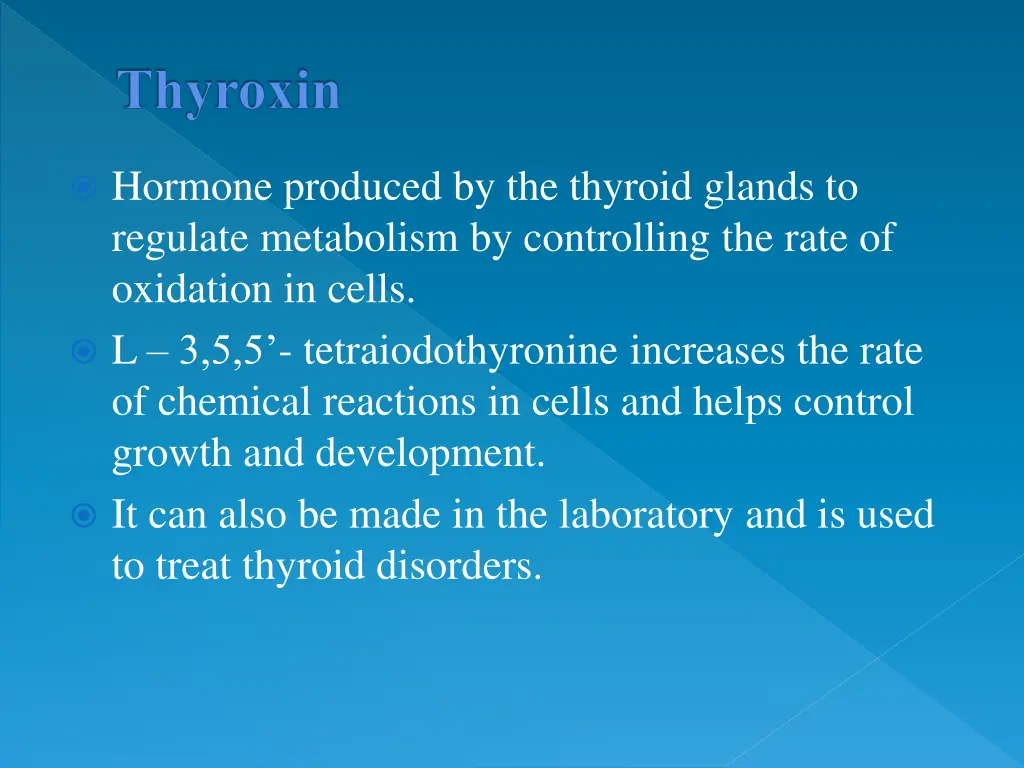 thyroxin