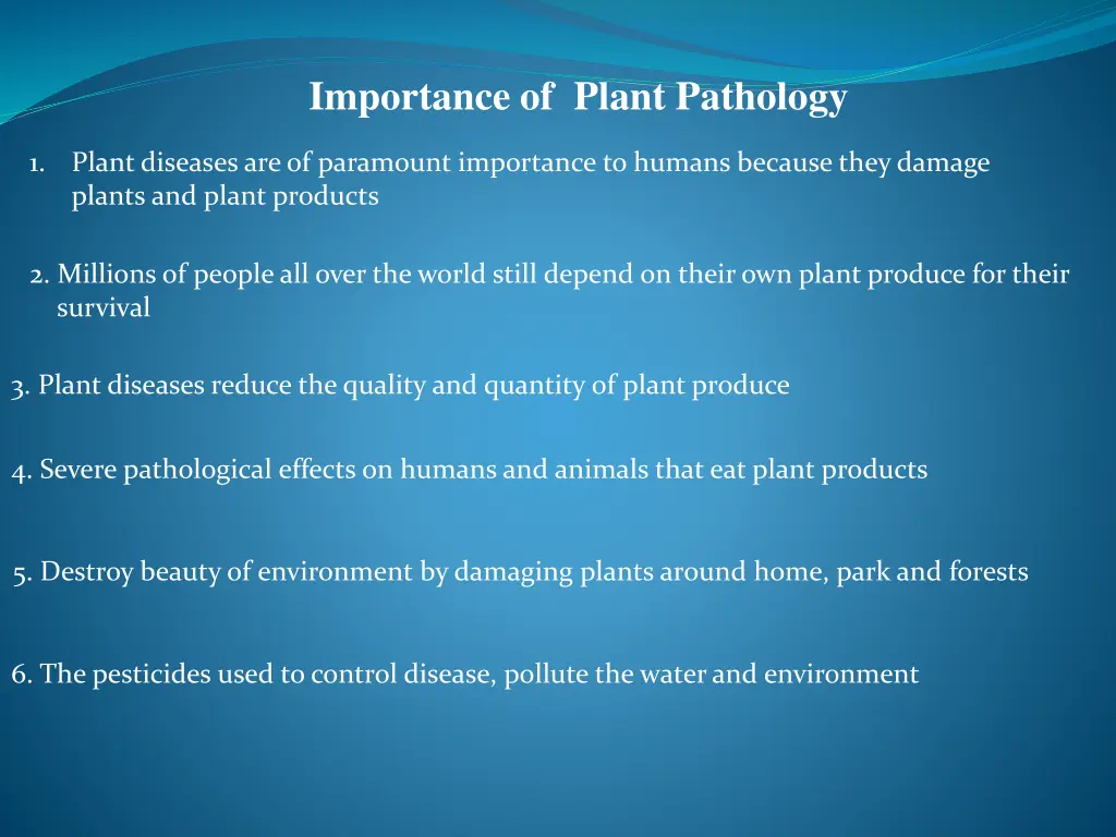 importance of plant pathology