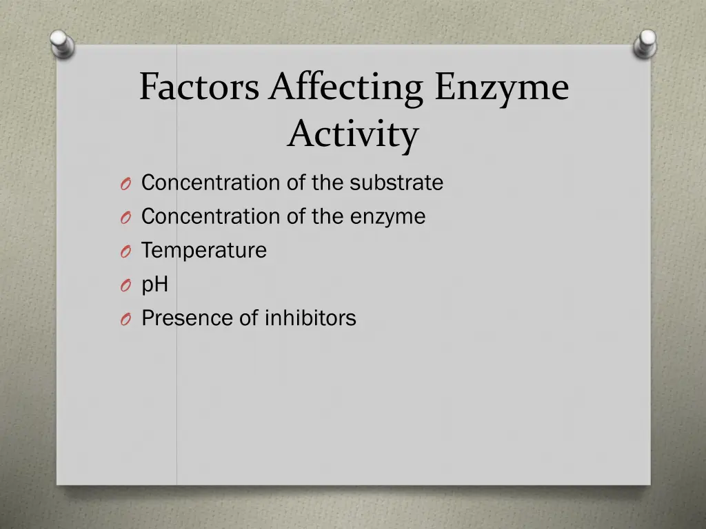 factors affecting enzyme activity 1