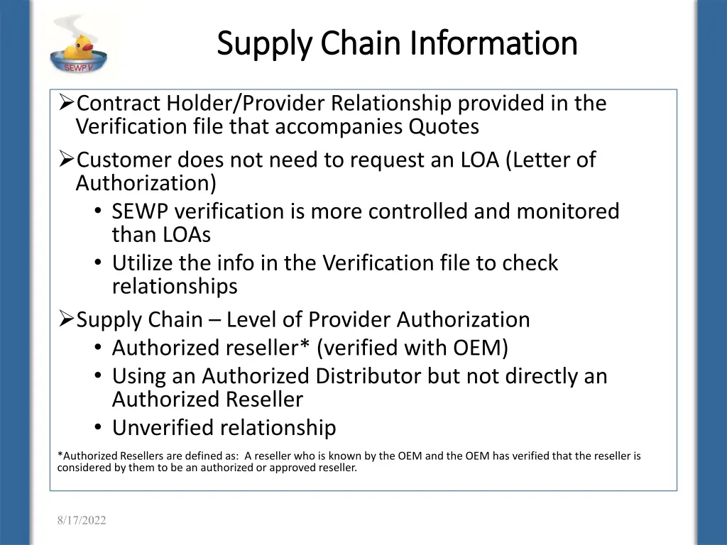 supply chain information supply chain information