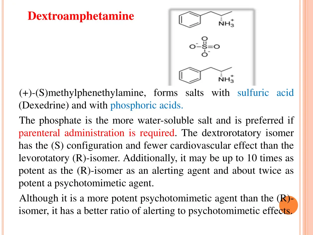 dextroamphetamine