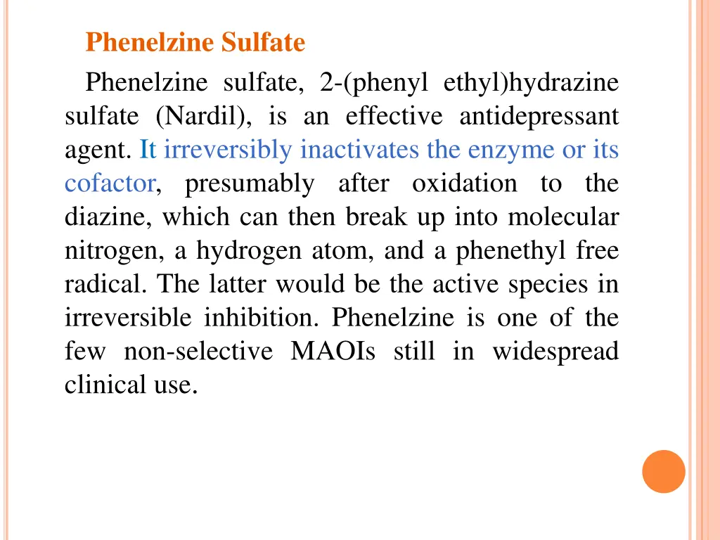 phenelzine sulfate phenelzine sulfate 2 phenyl