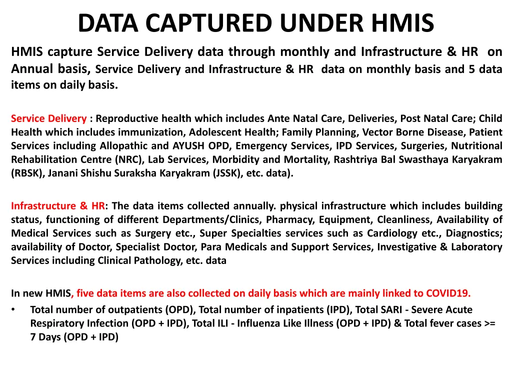 data captured under hmis hmis capture service