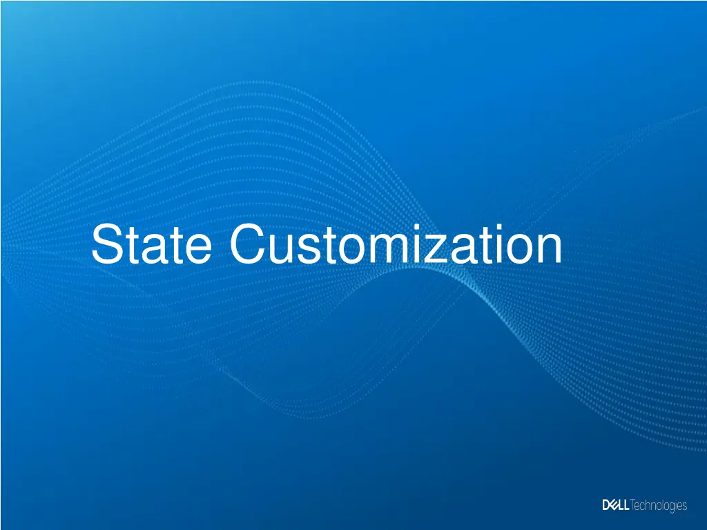 state customization