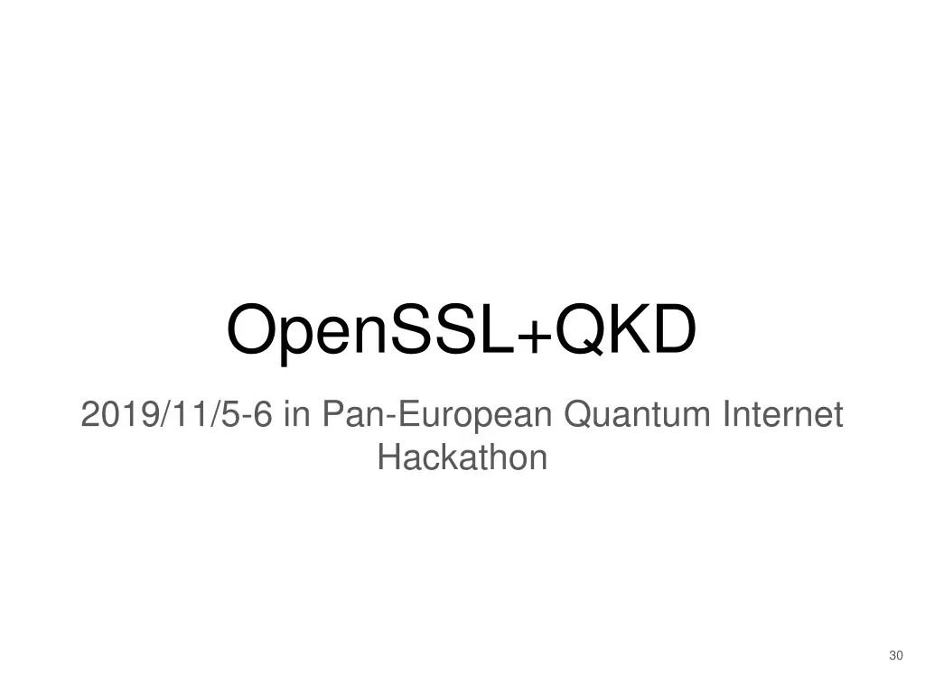 openssl qkd