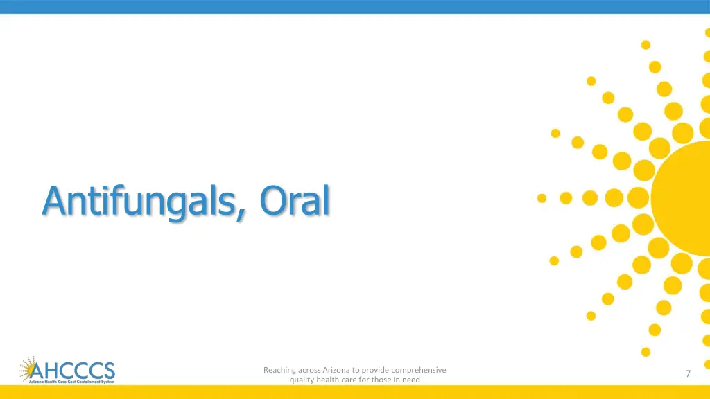 antifungals oral