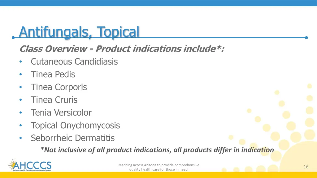 antifungals topical class overview product