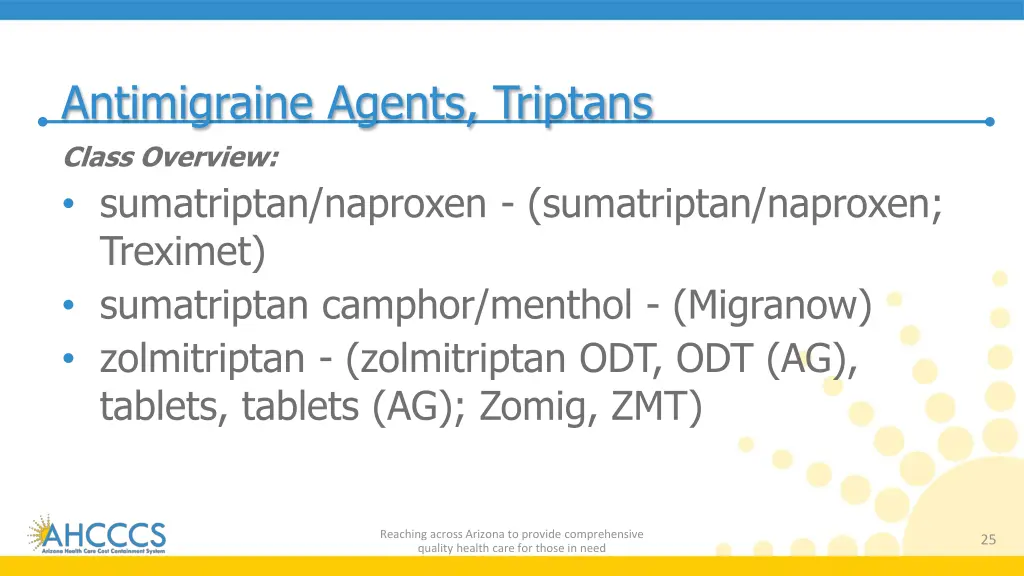 antimigraine agents triptans class overview 1