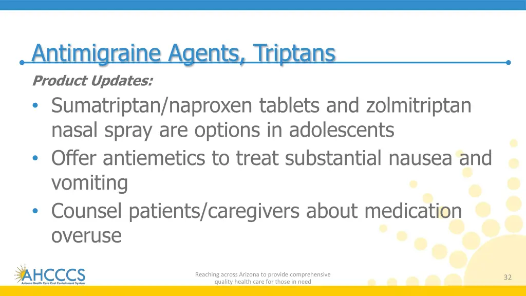 antimigraine agents triptans product updates 1