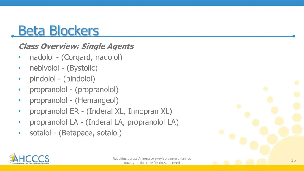 beta blockers class overview single agents 1