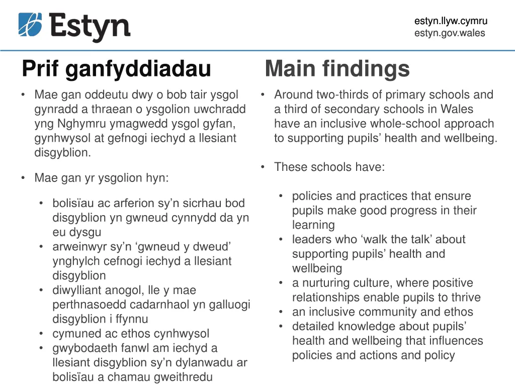 estyn llyw cymru estyn gov wales estyn gov wales