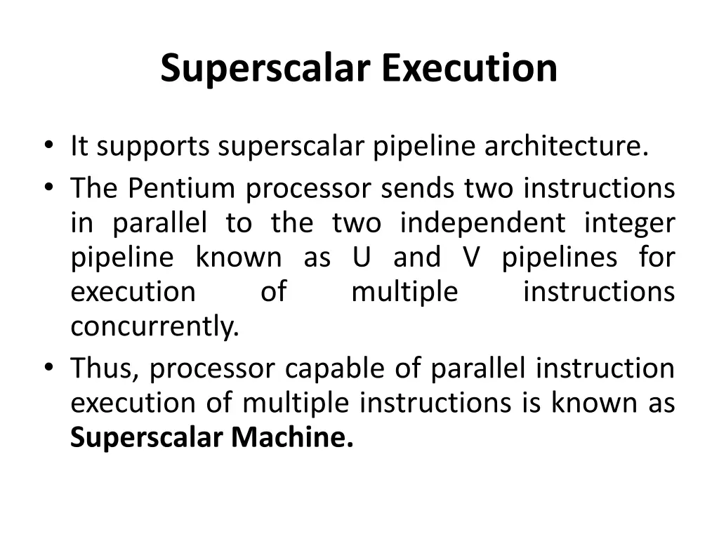 superscalar execution