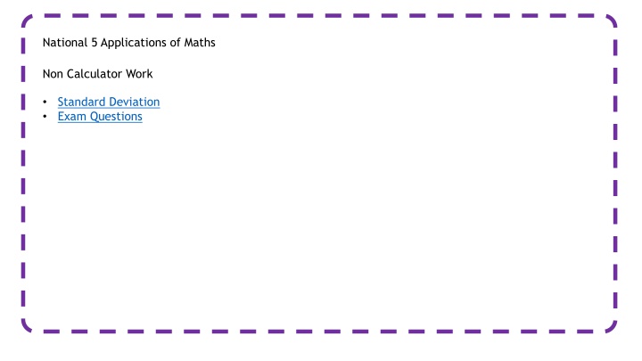 national 5 applications of maths