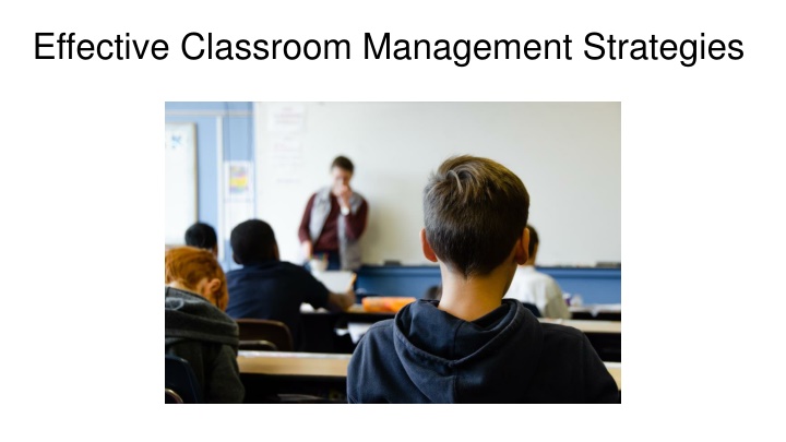 effective classroom management strategies