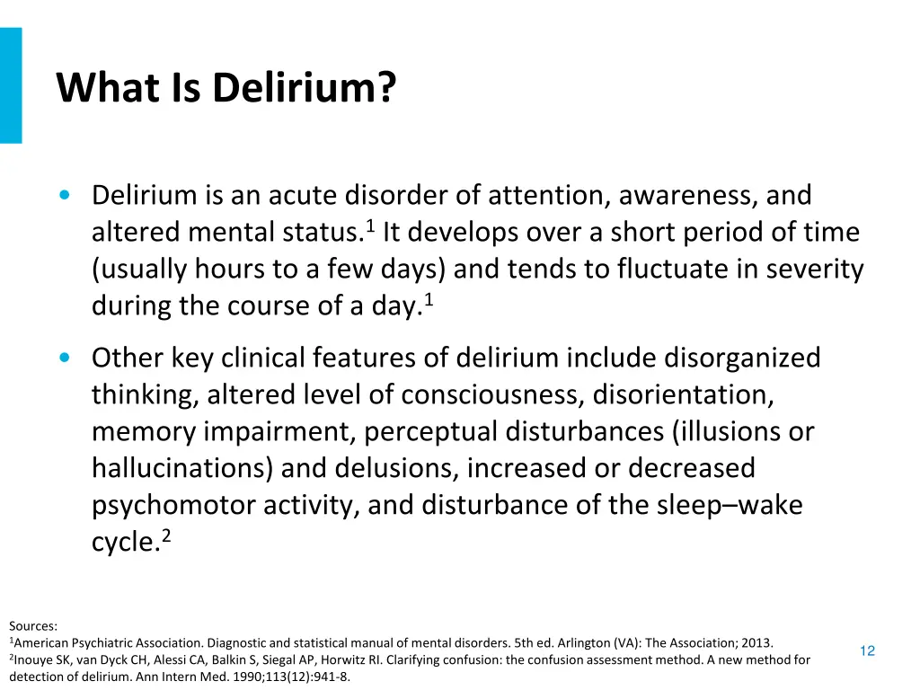 what is delirium