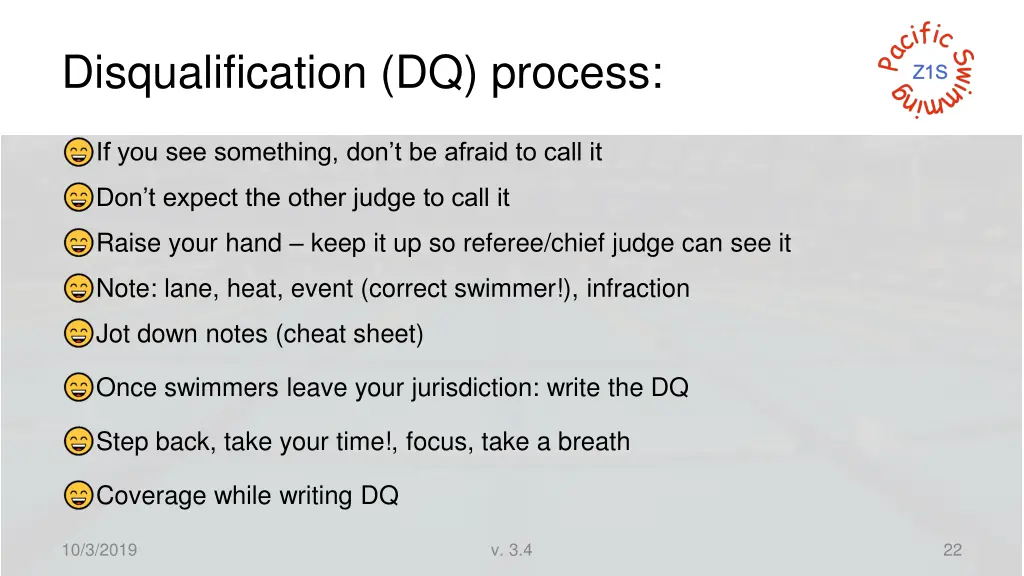 disqualification dq process