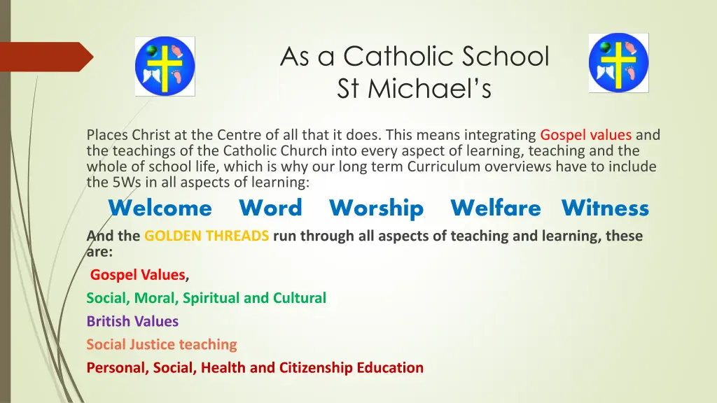 as a catholic school st michael s