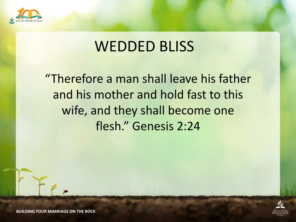 wedded bliss