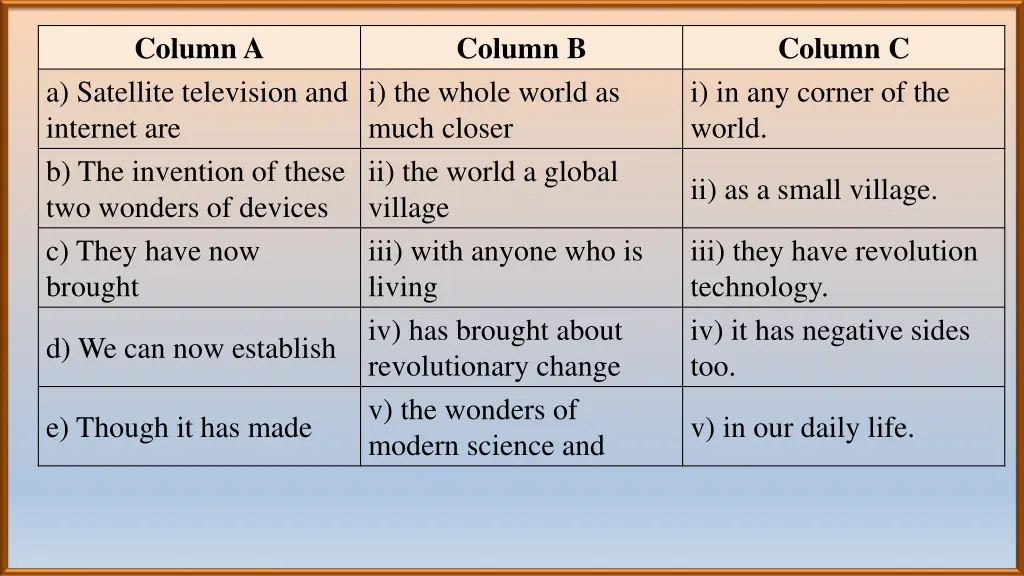 column a 5