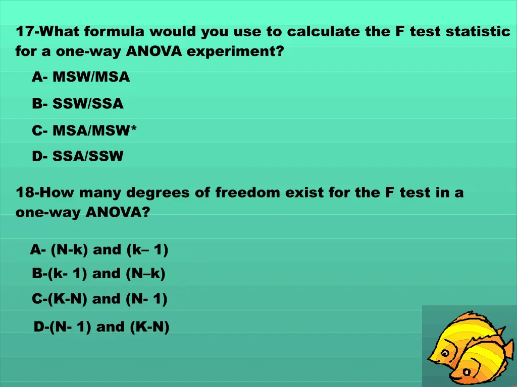 17 what formula would you use to calculate