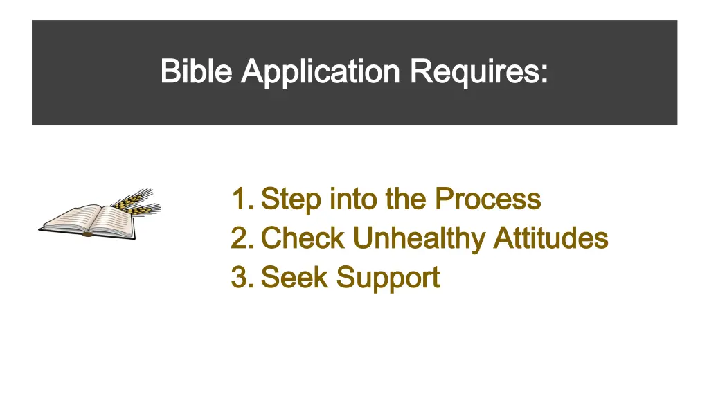 bible application requires bible application