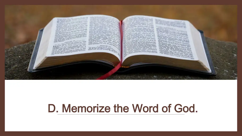 d memorize the word of god d memorize the word