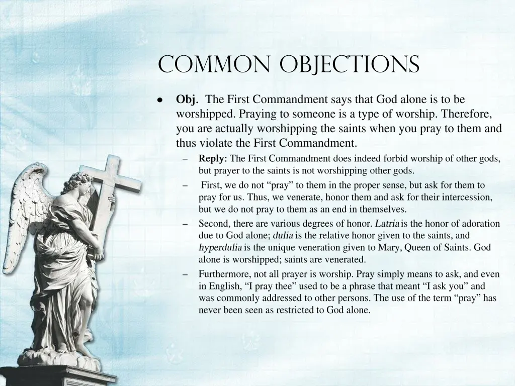 common objections 1