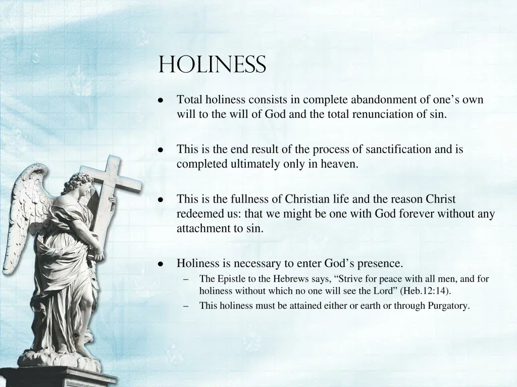 holiness