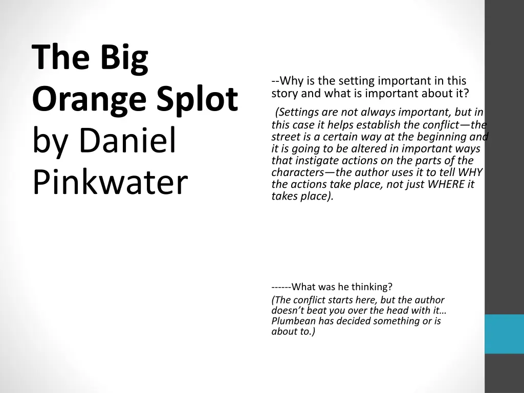 the big orange splot by daniel pinkwater 1