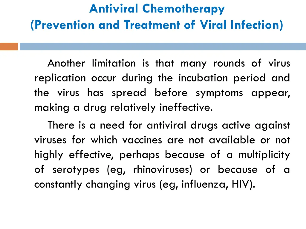 antiviral chemotherapy prevention and treatment 2