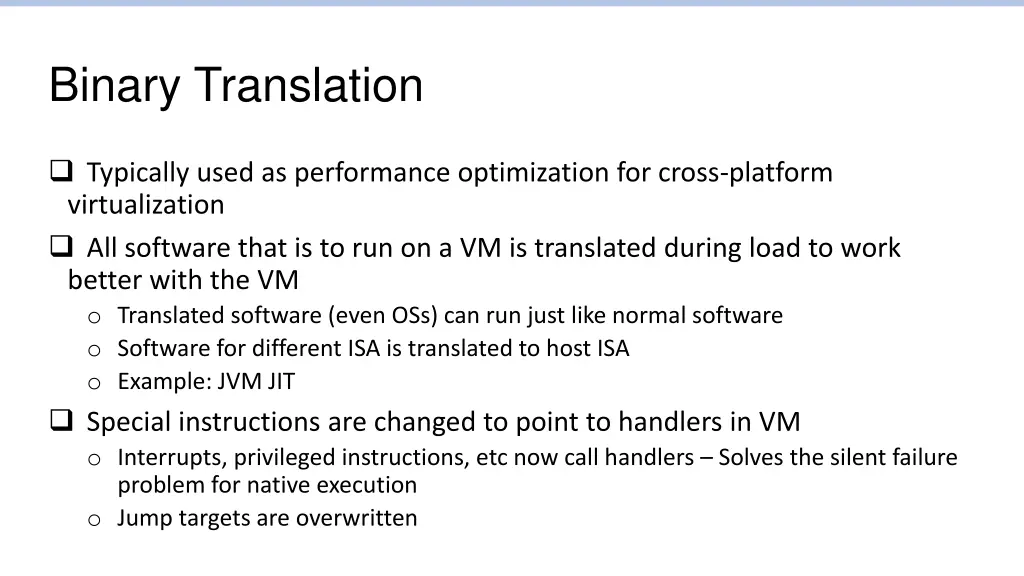 binary translation