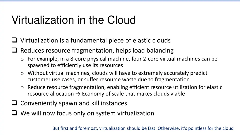 virtualization in the cloud