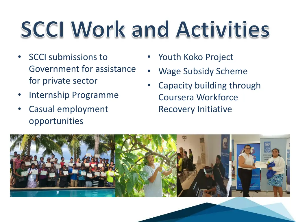 scci work and activities