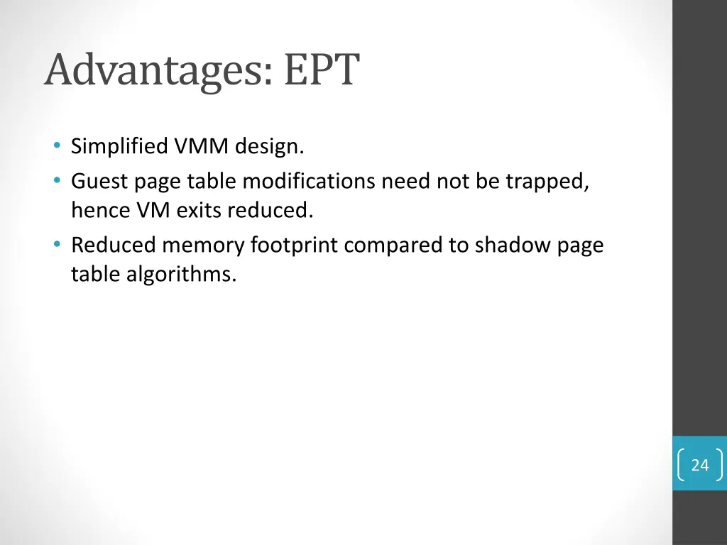 advantages ept