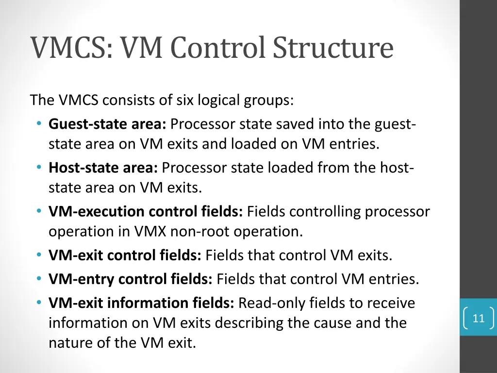 vmcs vm control structure 1