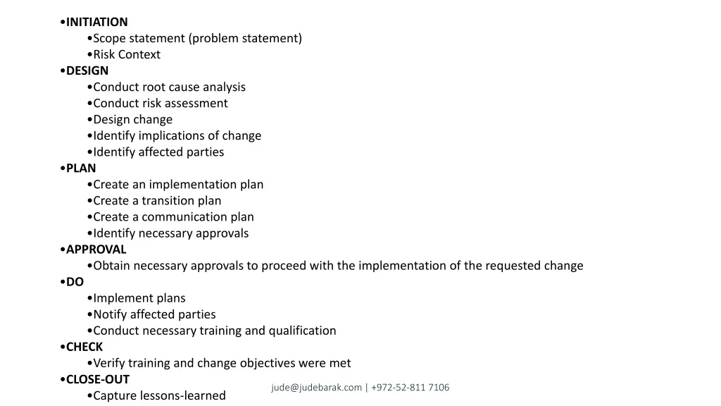 initiation scope statement problem statement risk 2