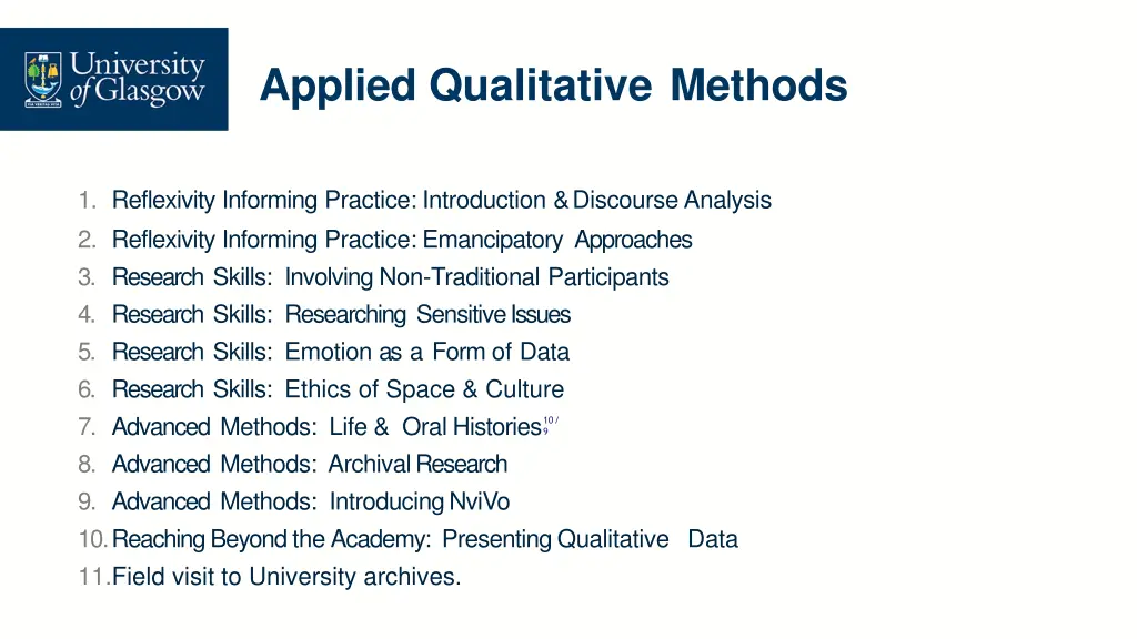 applied qualitative methods