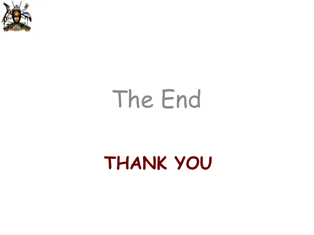 the end