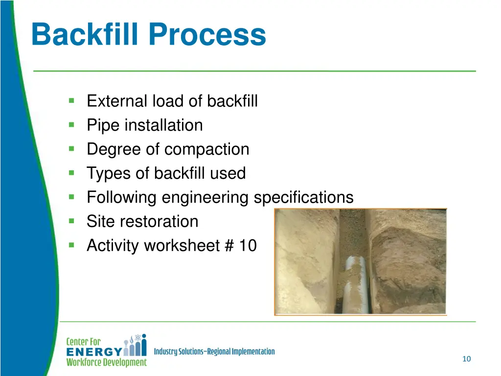 backfill process