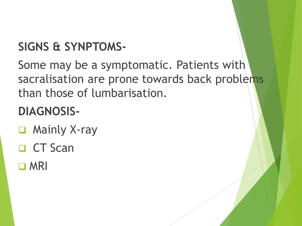 signs synptoms some may be a symptomatic patients