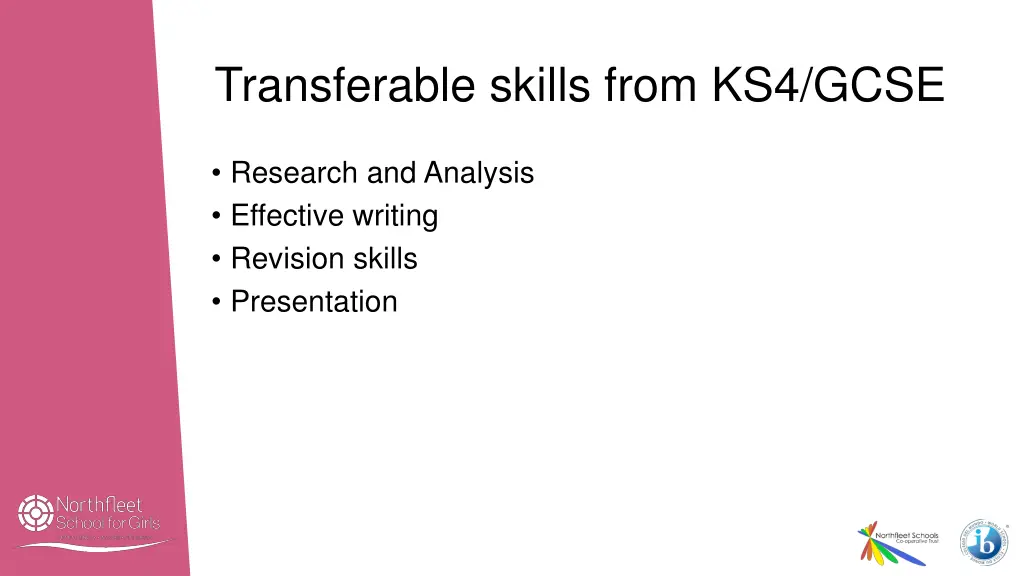 transferable skills from ks4 gcse