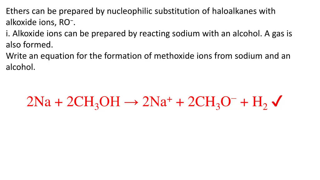 ethers can be prepared by nucleophilic