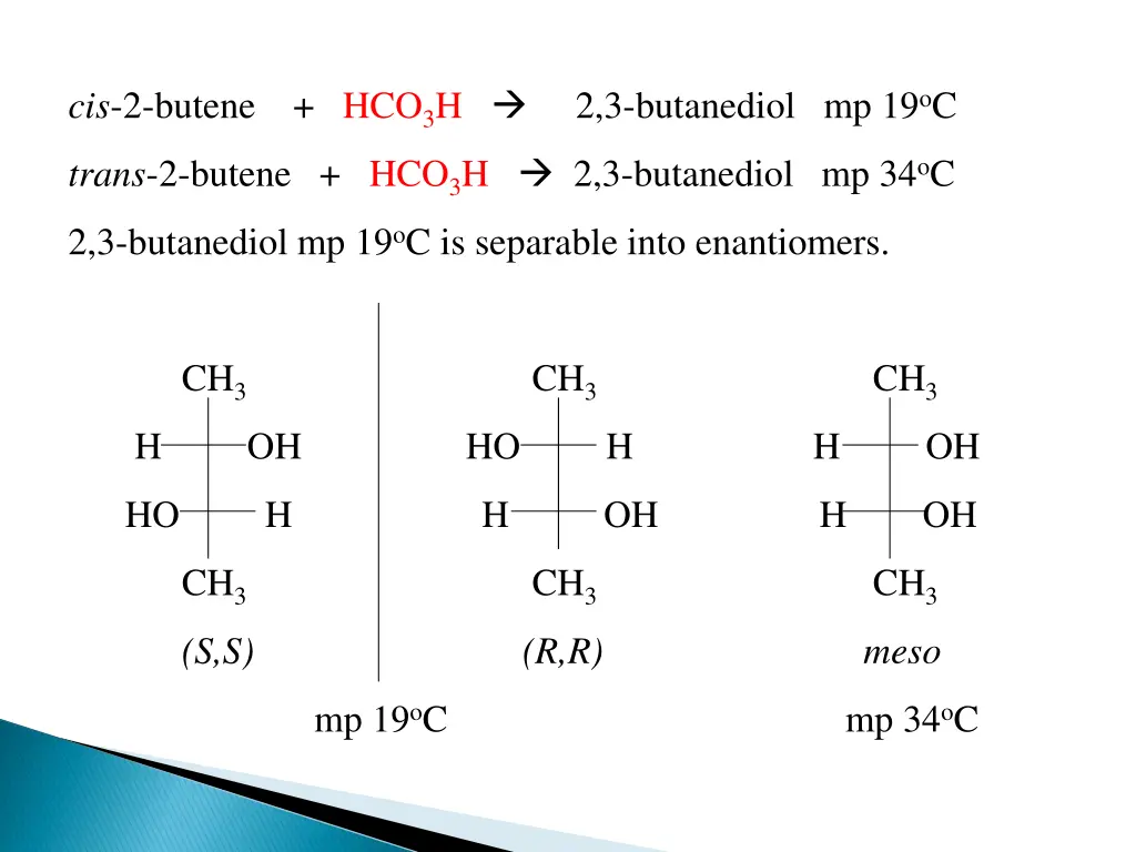 cis 2 butene hco 3 h 2 3 butanediol