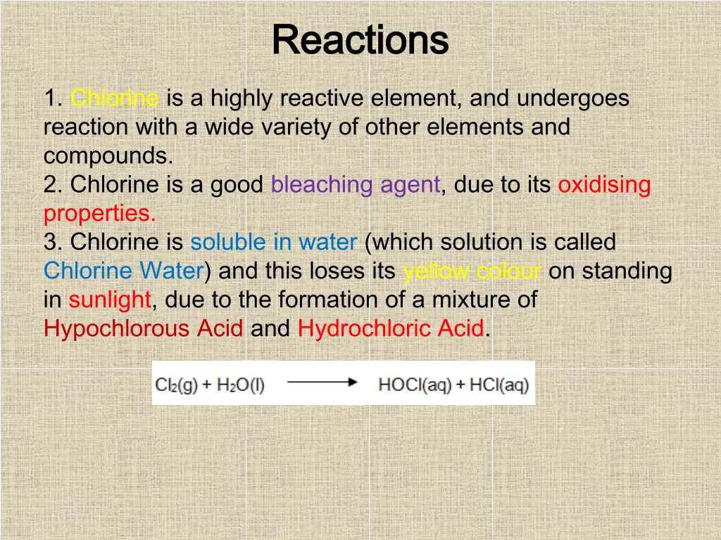 reactions reactions