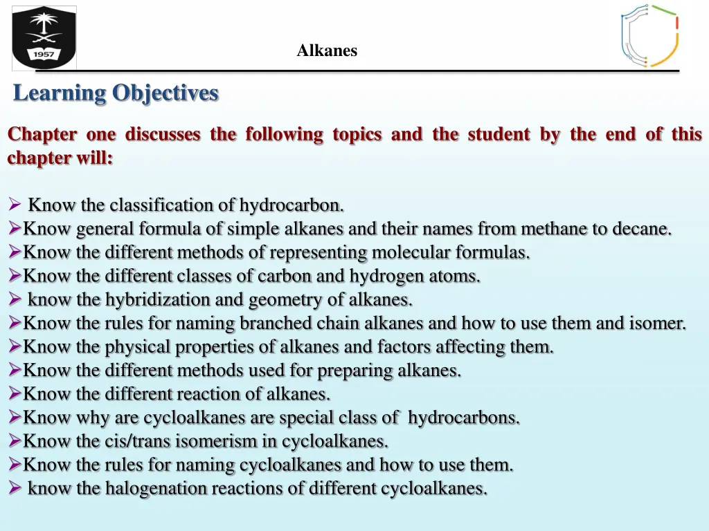 alkanes