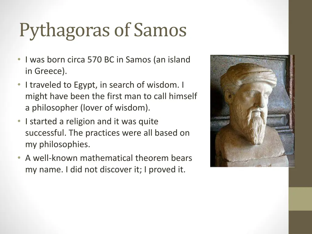 pythagoras of samos